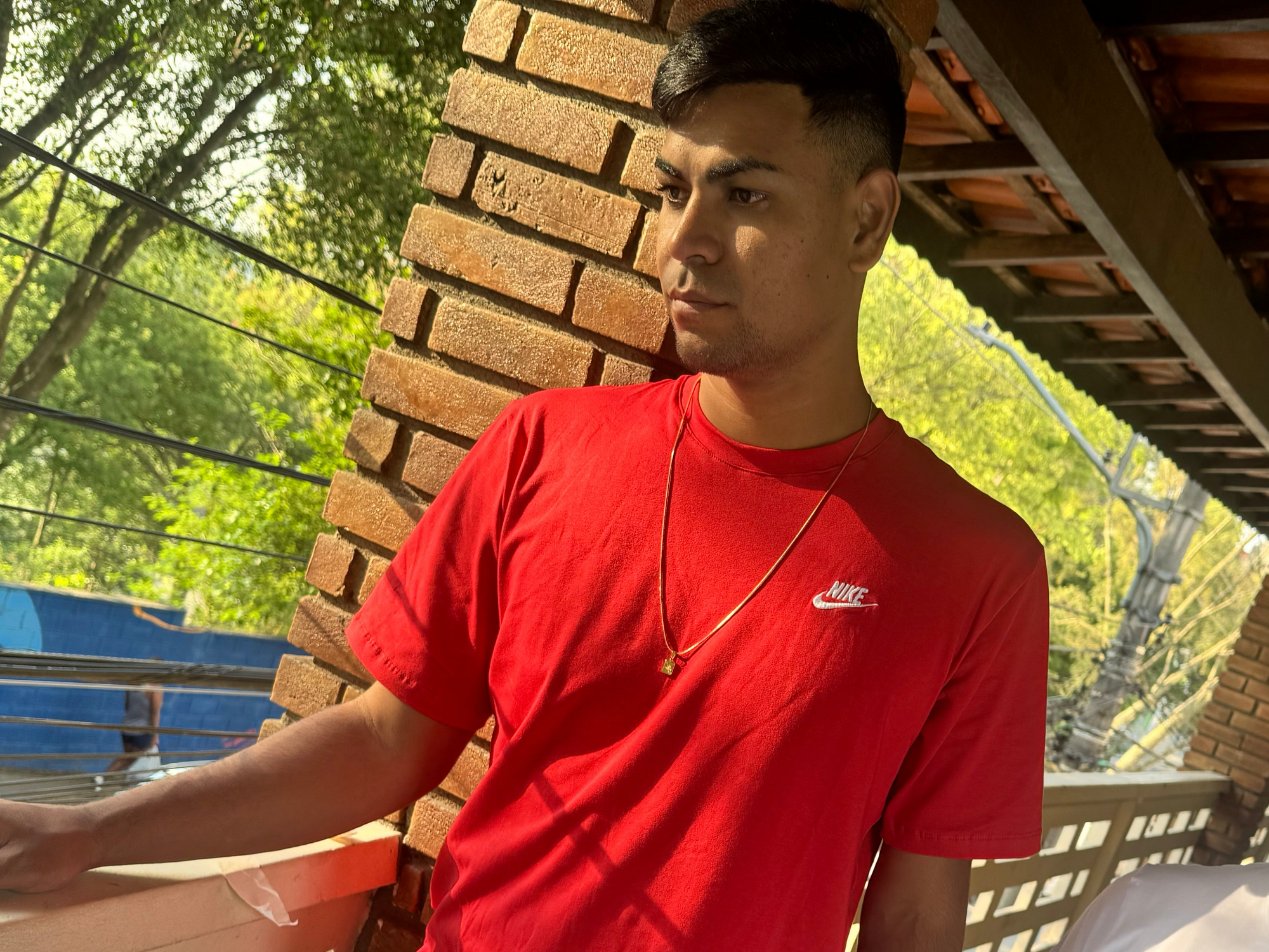 CAMISETA BASIC NK BRANCA