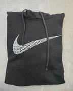 MOLETOM CANGURU NK SWOOSH BORDADO PRETO