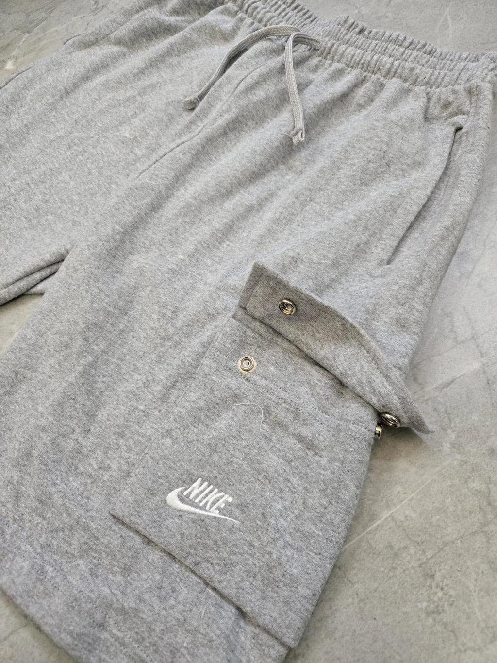 BERMUDA NK CARGO MOLETINHO CINZA