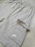 BERMUDA NK CARGO MOLETINHO CINZA