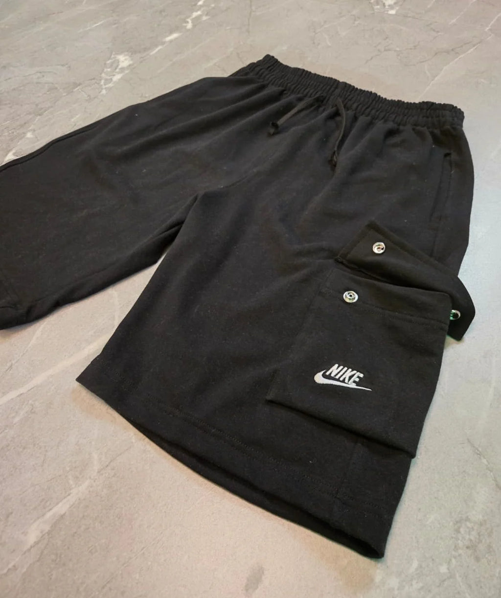 BERMUDA NK CARGO MOLETINHO PRETA