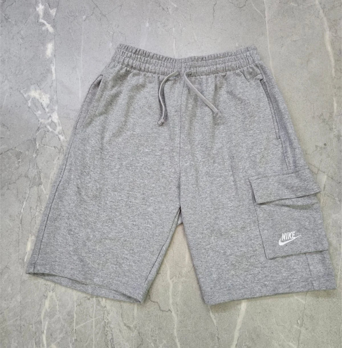 BERMUDA NK CARGO MOLETINHO CINZA