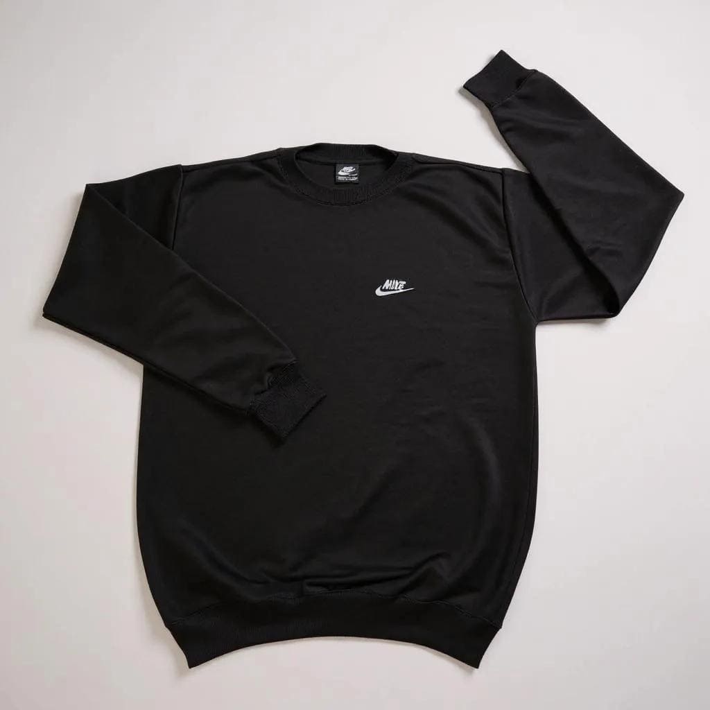 MOLETOM NK GOLA CARECA PRETA