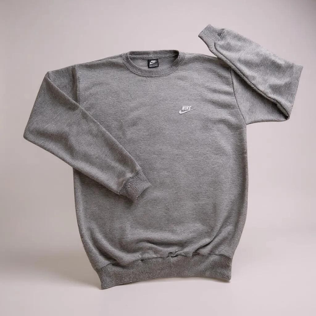 MOLETOM NK GOLA CARECA CINZA