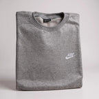 MOLETOM NK GOLA CARECA CINZA