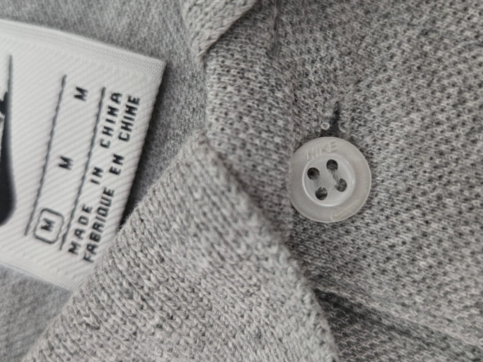 CAMISETA NK POLO CINZA