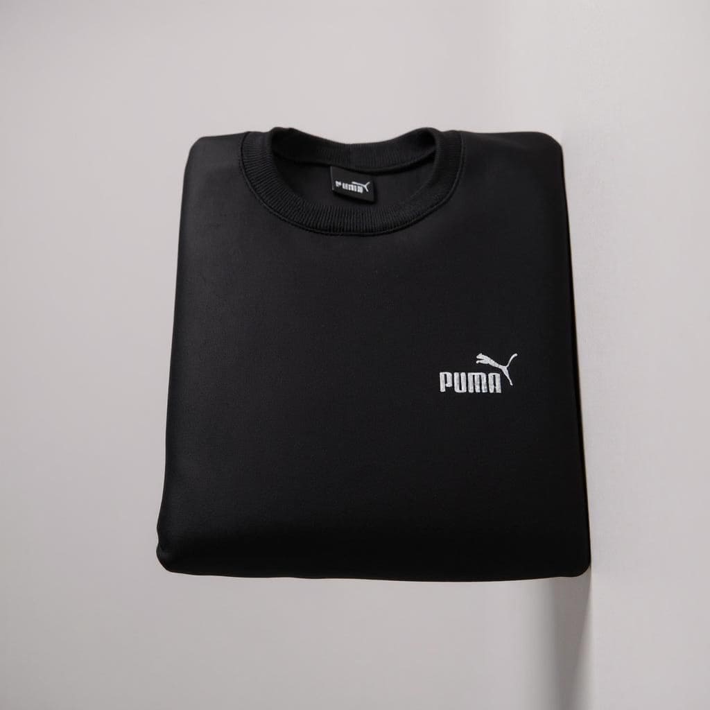 MOLETOM PM GOLA CARECA PRETO