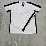 CONJUNTO NK ACADEMY DRI-FIT BORDADO BRANCO