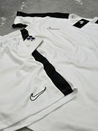 CONJUNTO NK ACADEMY DRI-FIT BORDADO BRANCO