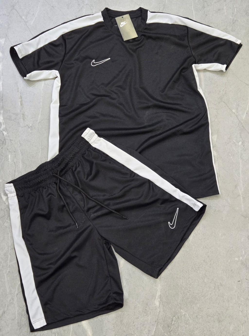 CONJUNTO NK ACADEMY DRI-FIT BORDADO PRETO