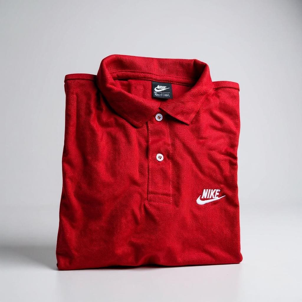 CAMISETA POLO NK VERMELHA