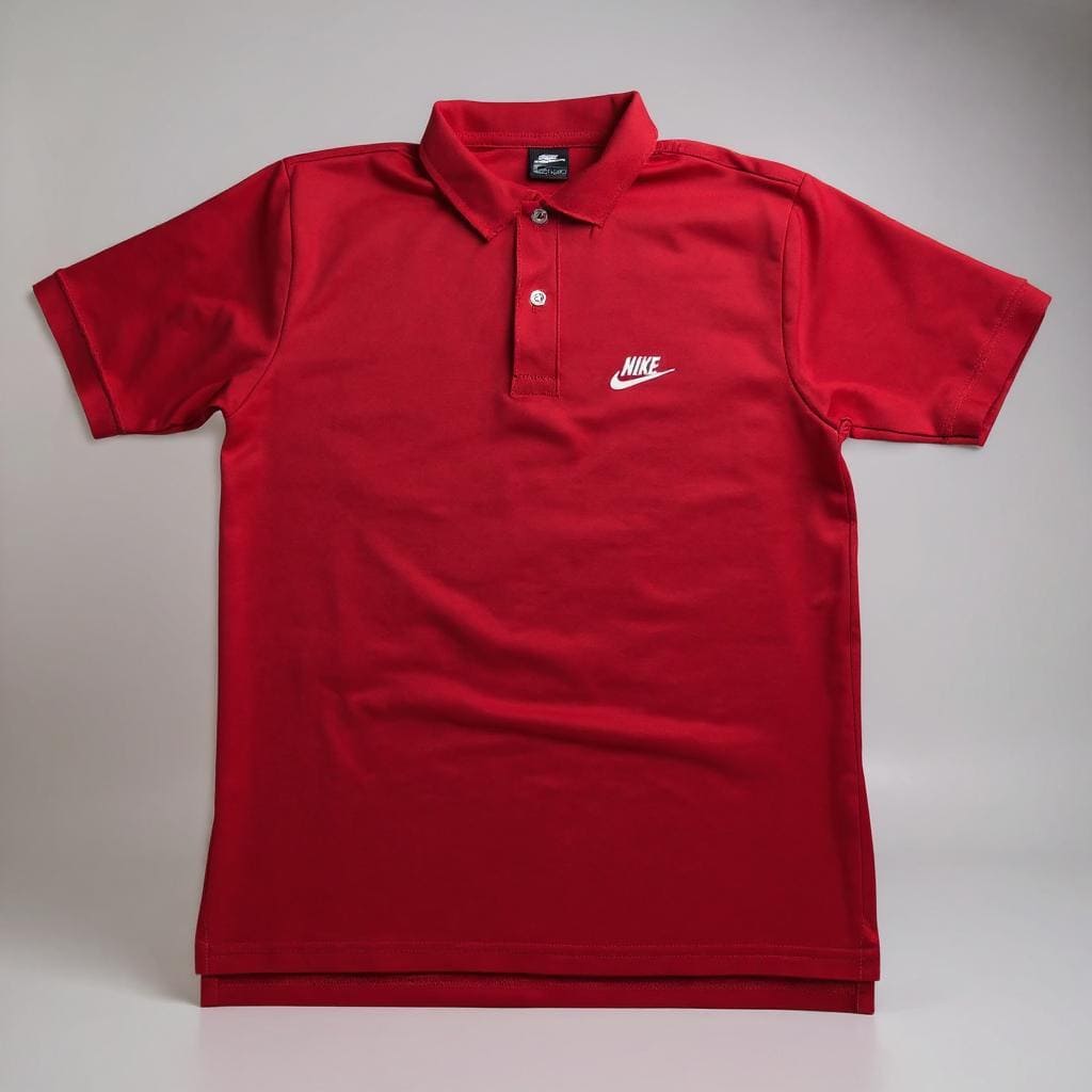 CAMISETA POLO NK VERMELHA