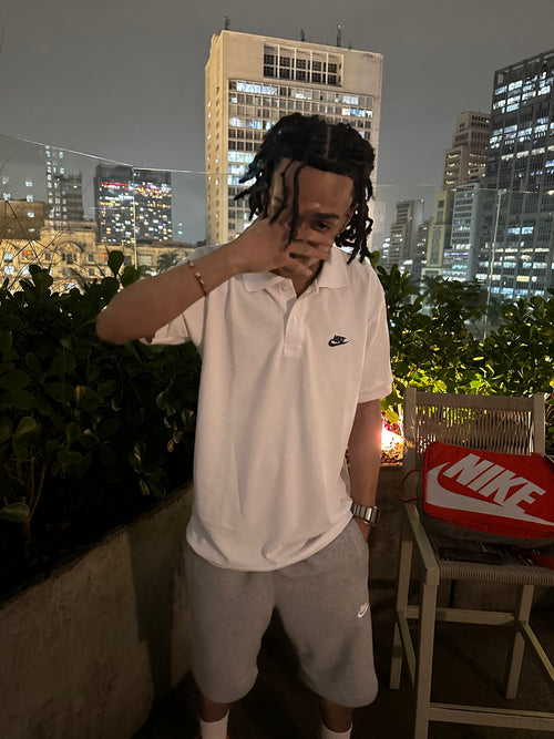 CAMISETA POLO NK BRANCA