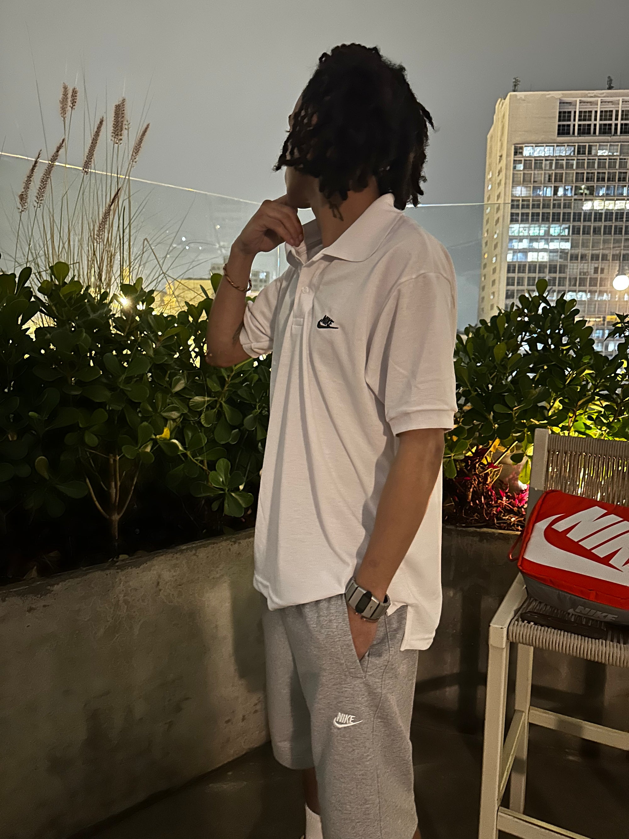 CAMISETA POLO NK BRANCA